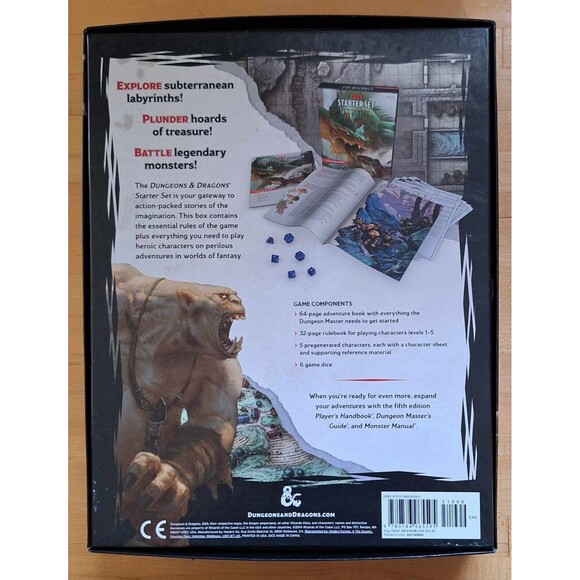 Dungeons & Dragons Starter Set D&D Boxed Game -NEW OPEN BOX - Picture 2 of 3